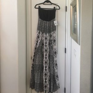 Strapless freepeople maxi dress