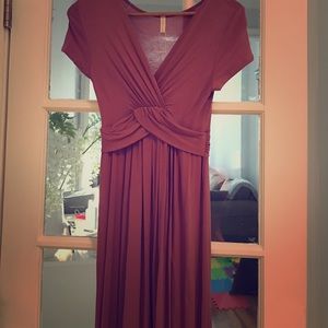 Maxi maternity dress