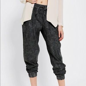 Sparkle and fade acid wash joggers Sparkle and fade acid wash joggers