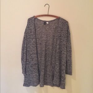 Grey marled sweater