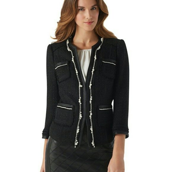 White House Black Market Jackets & Blazers - WHBM Embellished Trophy Jacket size 14 NWT