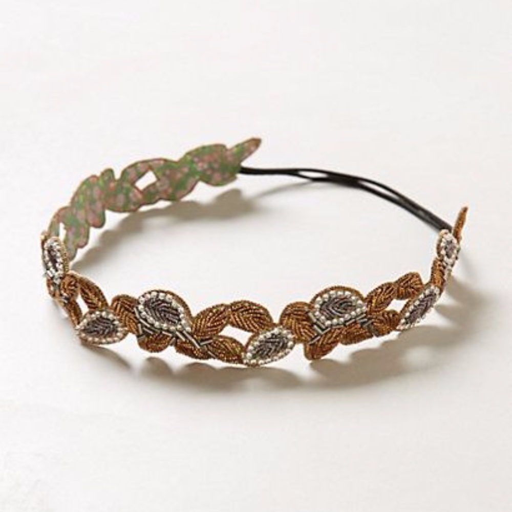 Anthropologie Beaded Headband