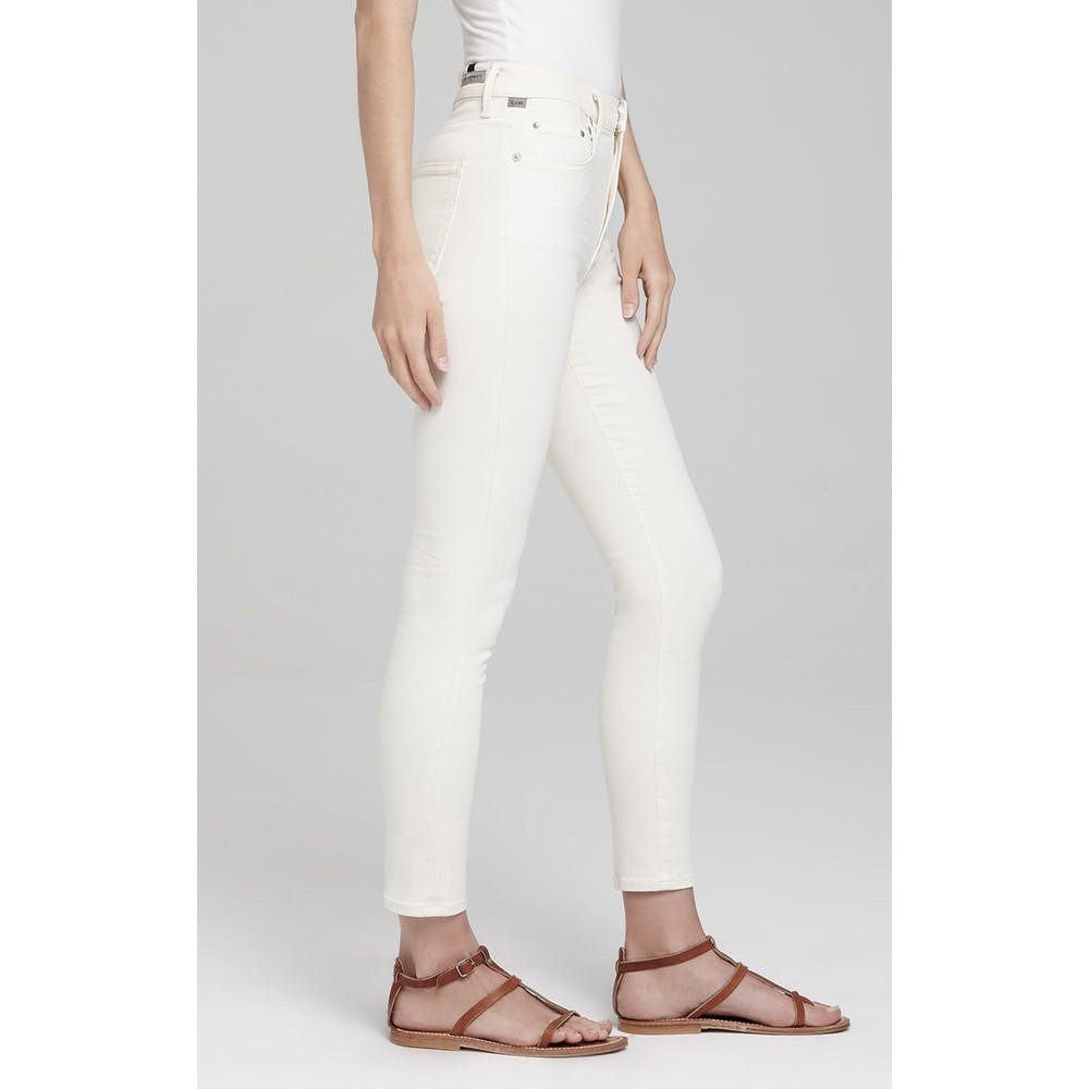 Citizen of Humanity off-white high waisted jeans