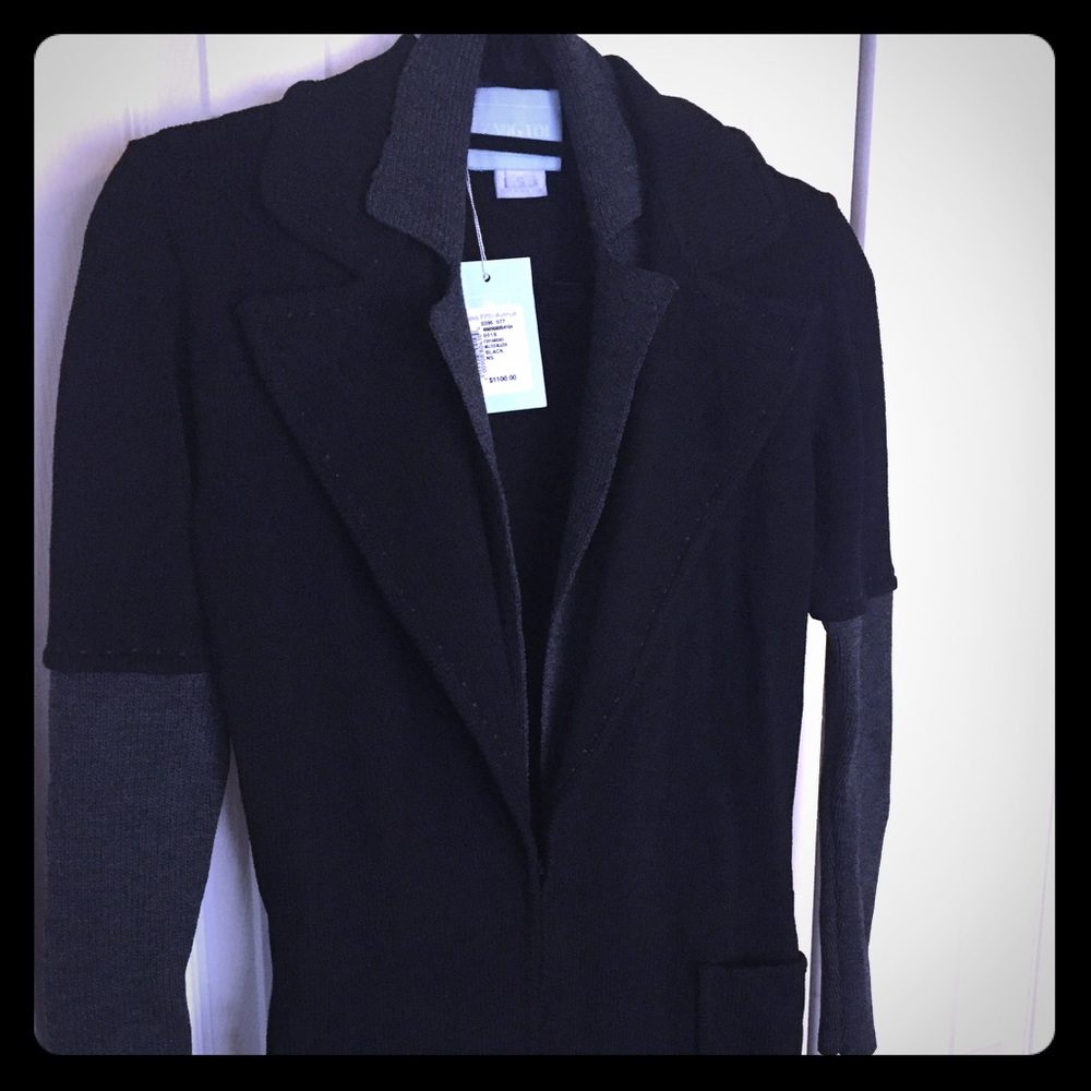 Sold - Zang Toi Knit Sweater Blazer