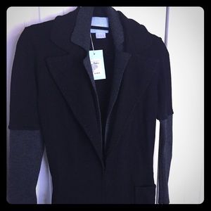 Sold - Zang Toi Knit Sweater Blazer