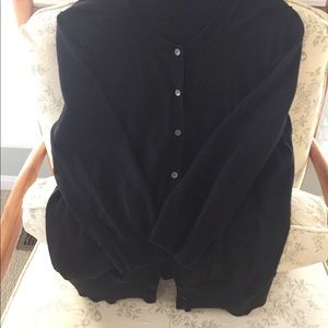 Black cardigan