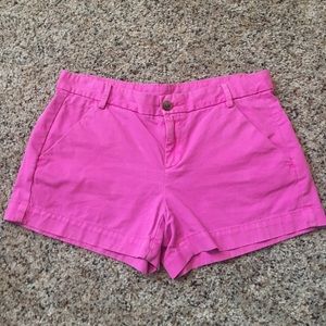 Hot pink shorts