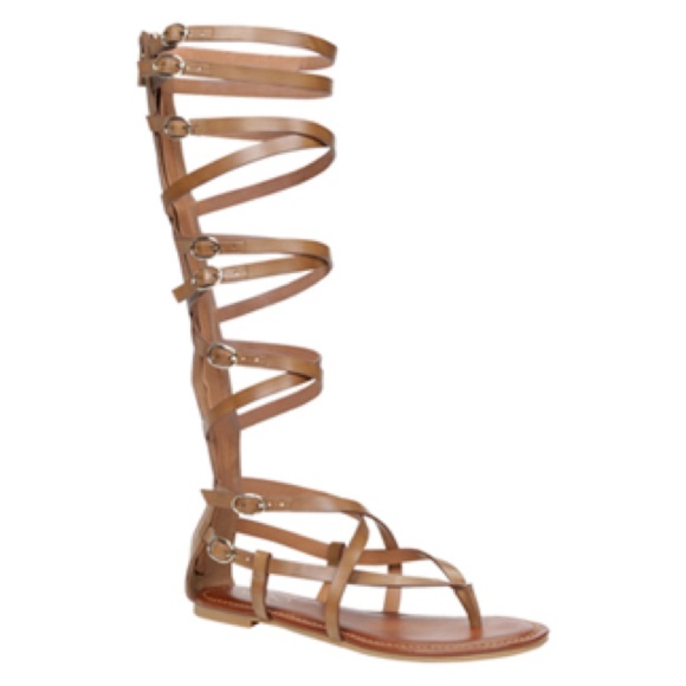 BRAND NEW Aldo gladiator - sovignano cognac 7.5