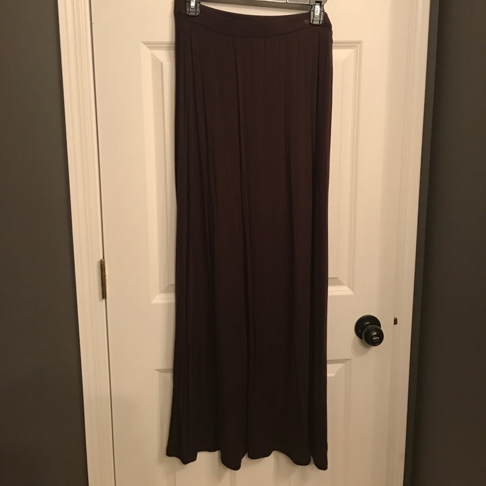 Michael Kors Dark Brown Maxi Skirt