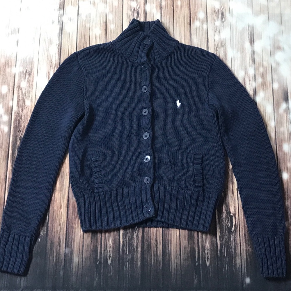 🦄 Polo Ralph Lauren Navy Blue Sweater 🍂
