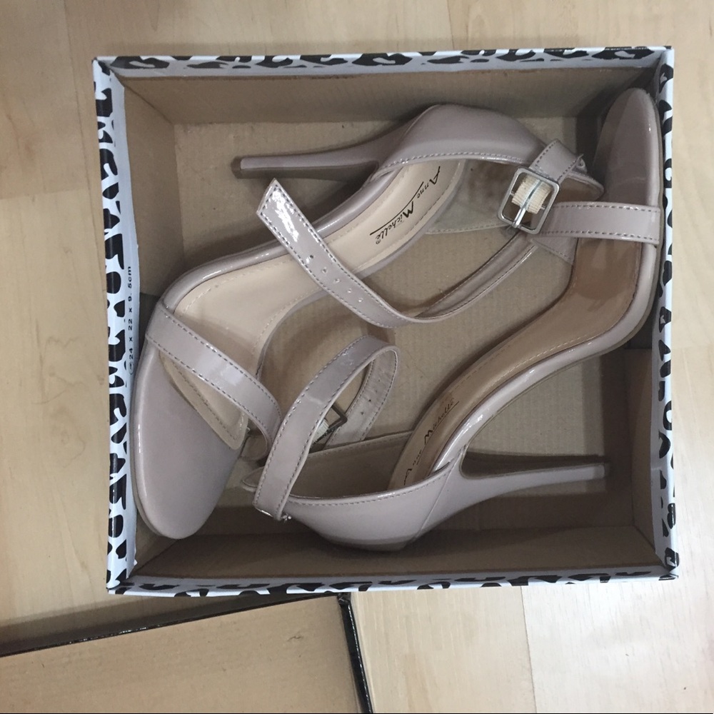 Nude Patent Leather Heels