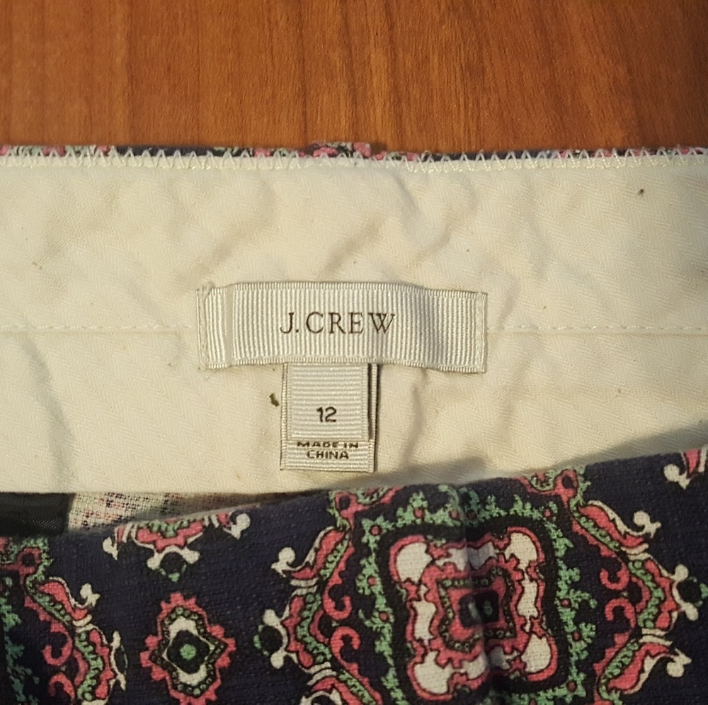 J Crew Printed Shorts