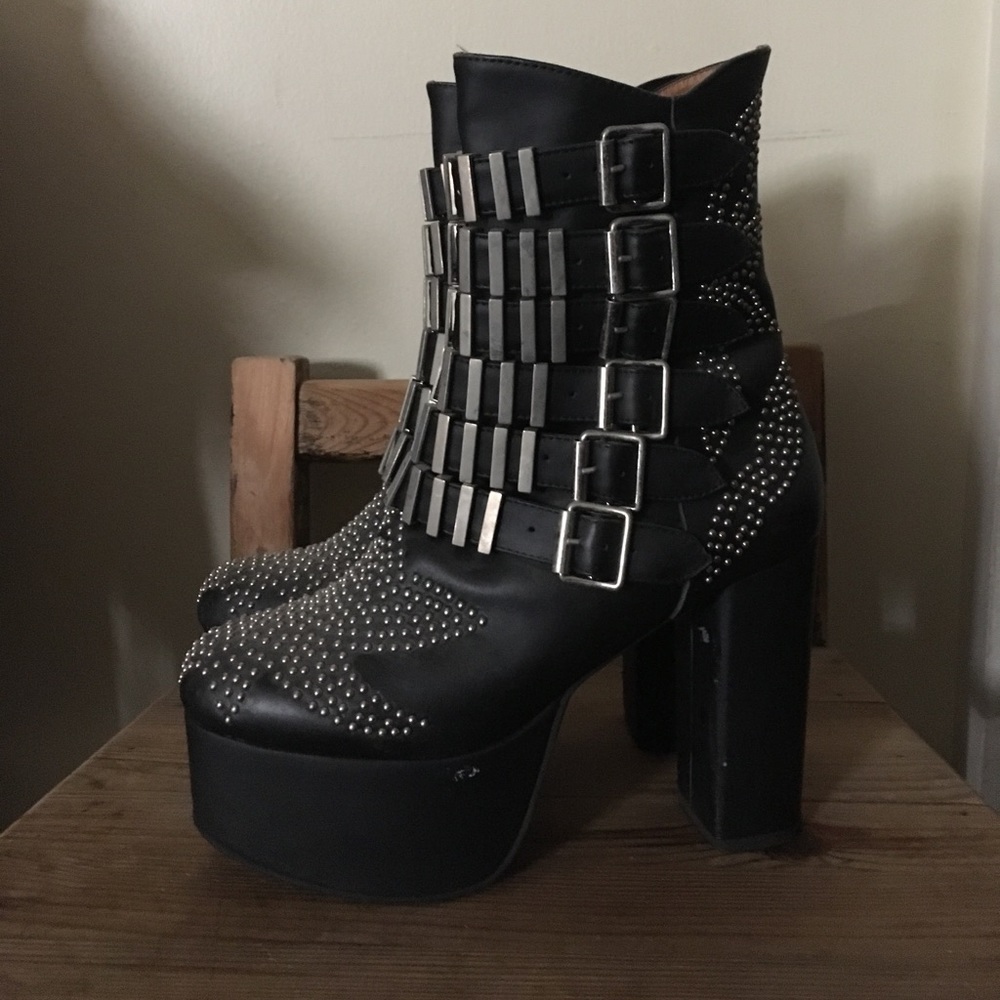 Jeffrey Campbell boots Hell Yes 8.5 Halloween