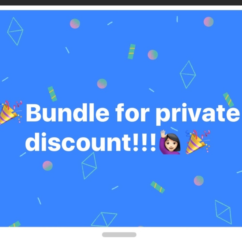 Bundle Discount!!🎉🎊