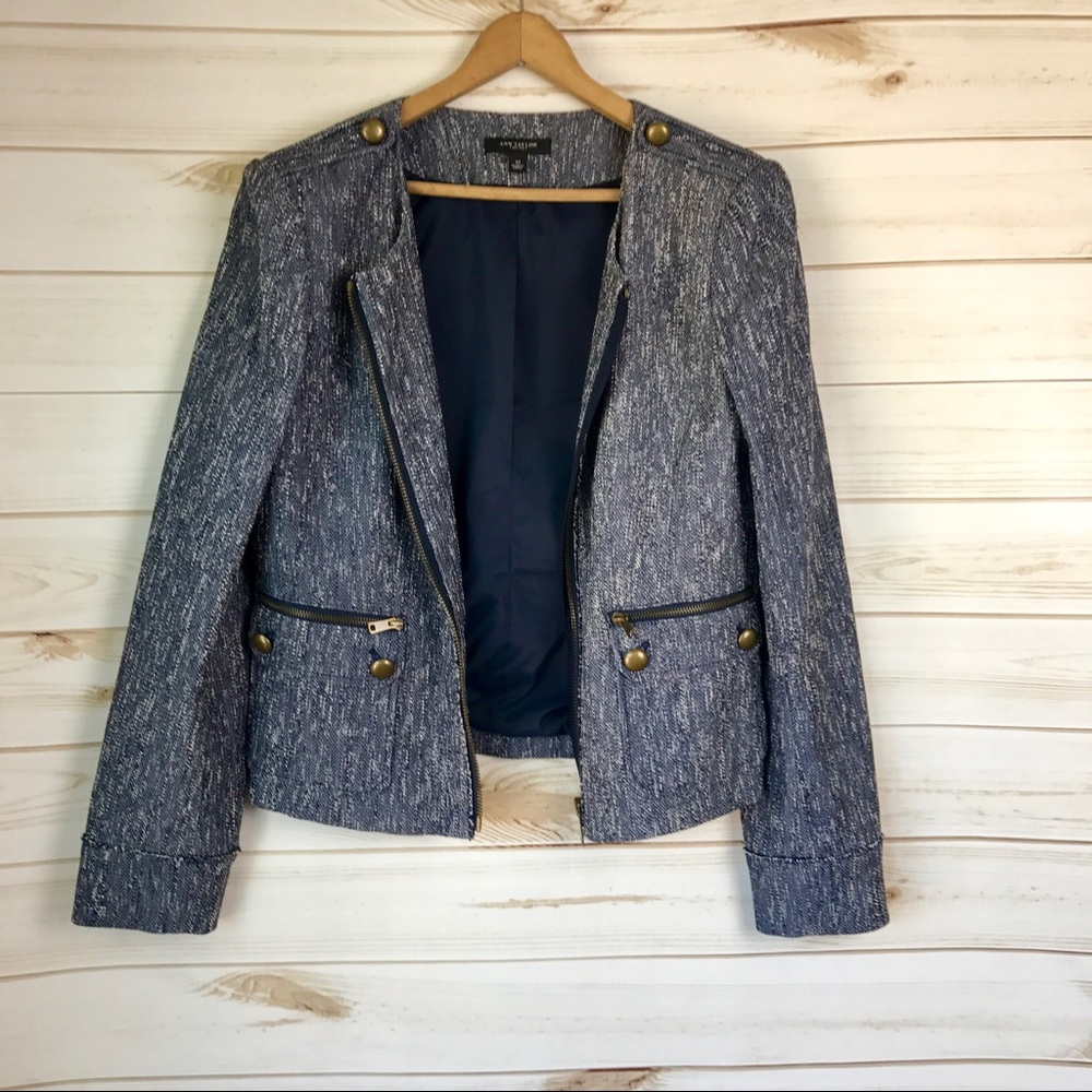 Ann Taylor Loft•Moto jacket • size 12 - Picture 3 of 7