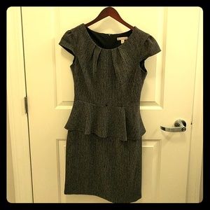 Charcoal gray suit dress