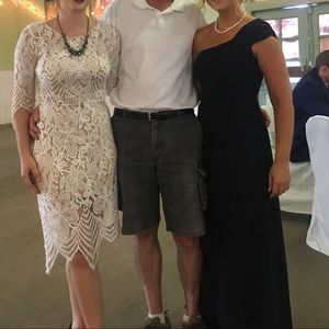 Navy Blue bridesmaid dress