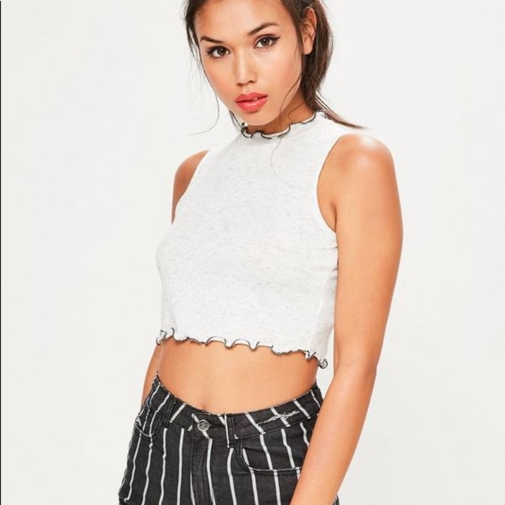 Lettuce Hem Crop Top