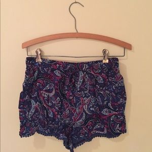 Paisley shorts