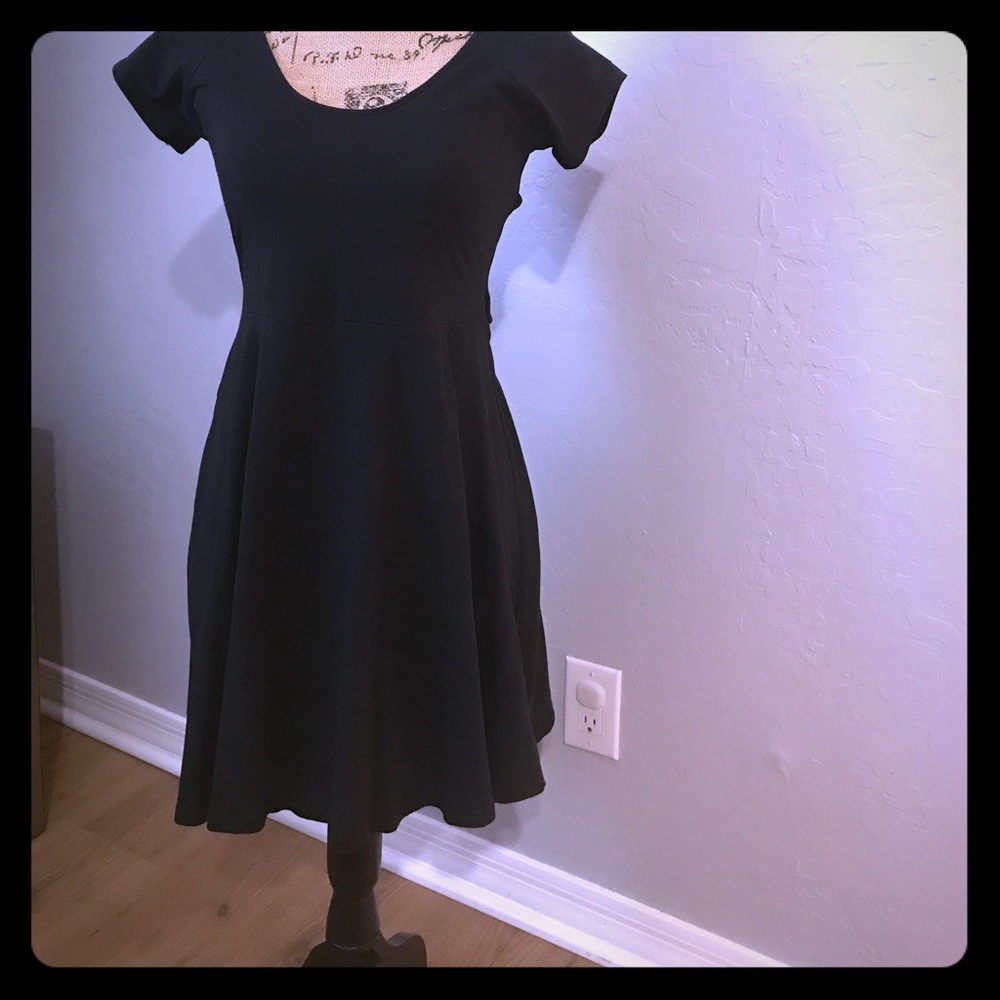 Victoria secret black cotton dress