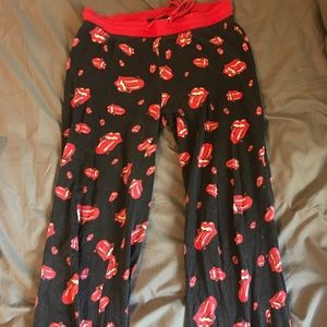 Rolling Stones long pajama pants