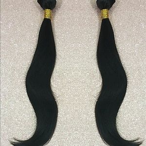 Virgin hair extensions