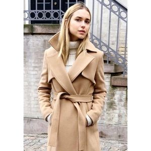 🌟HOST PICK🌟Banana Republic Wool Camel Wrap Coat