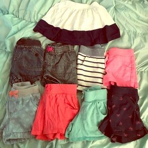 Girls shorts bundle