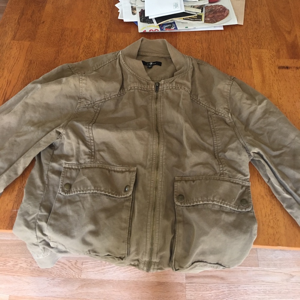 An original "7 For All Mankind" bomber jacket