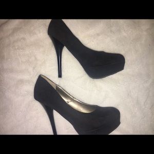 Black 5" Platform Stilettos