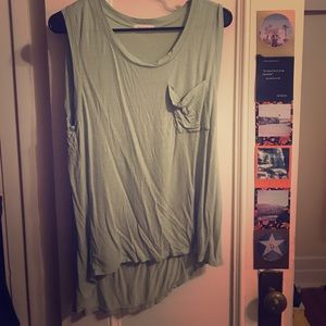 Casual Mint Green Tank