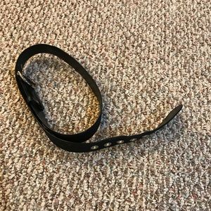 Black Coach belt, medium