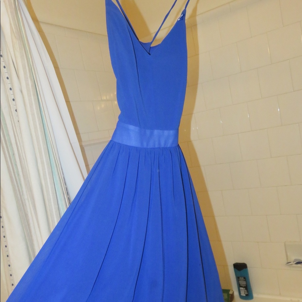 Royal blue dress! Perfect for weddings