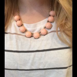 J. Crew Pink Bauble Statement Necklace J. Crew Pink Bauble Statement Necklace