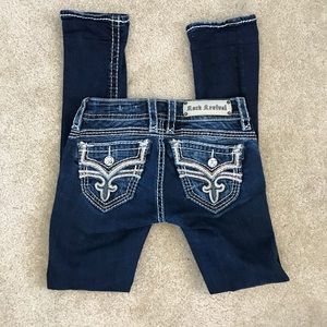 Size 25 rock revival straight leg jeans