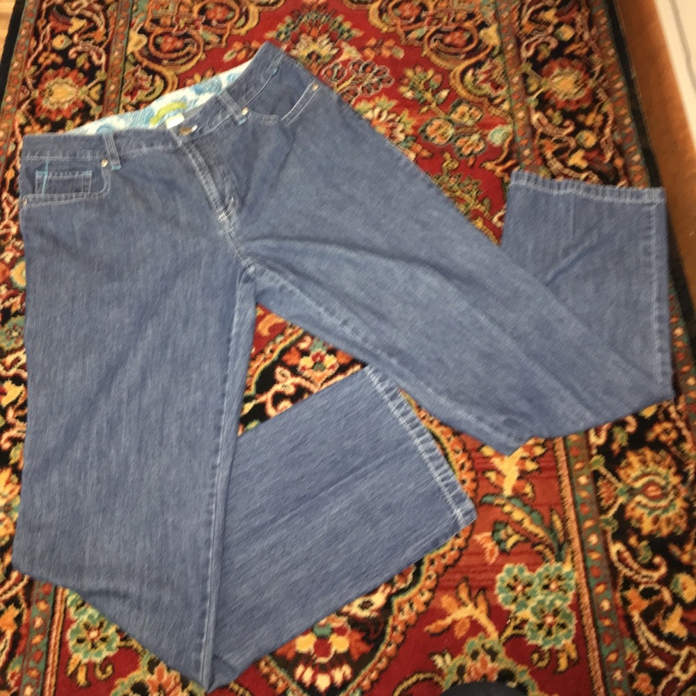 Sigrid Olsen size 8 light weight denim