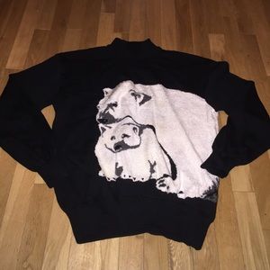 Women's St. John polar bear crew neck sweater Women's St. John polar bear crew neck sweater