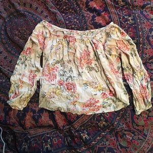 Off- shoulder blouse