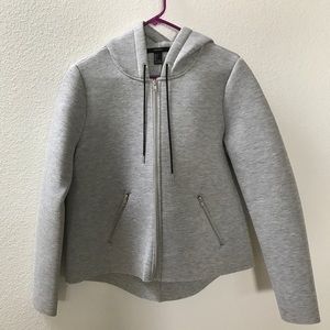 Forever 21 Gray Scuba Hoodie