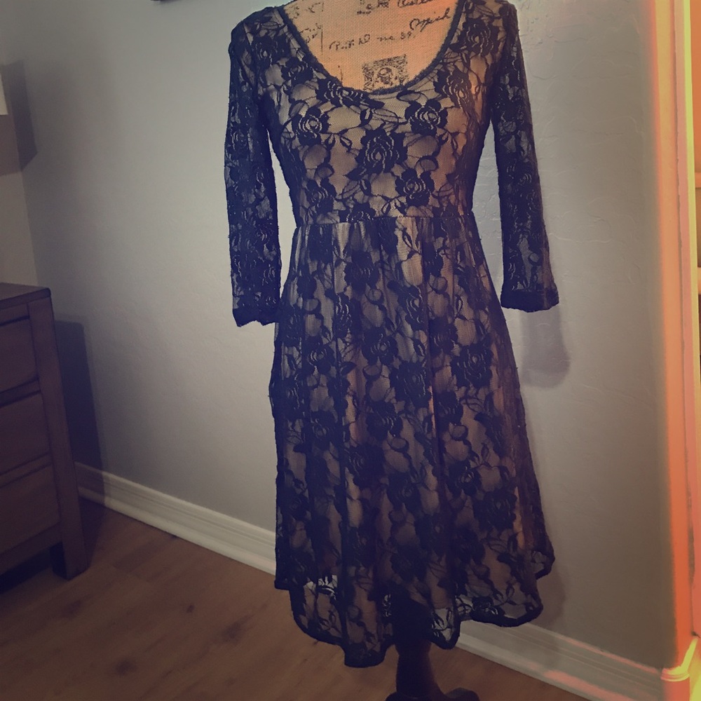 Francesca's Blue lace dress