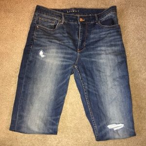 White House Black Market Distressed Jeans