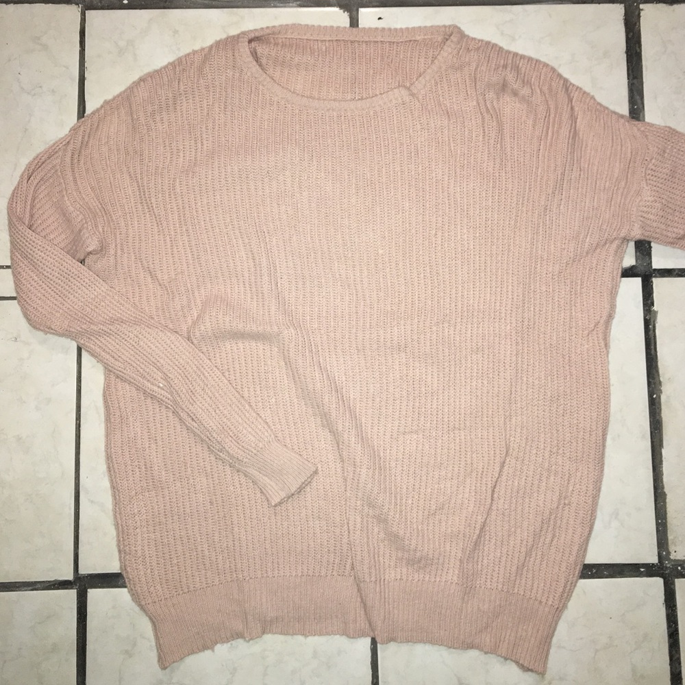 Knit cozy sweater