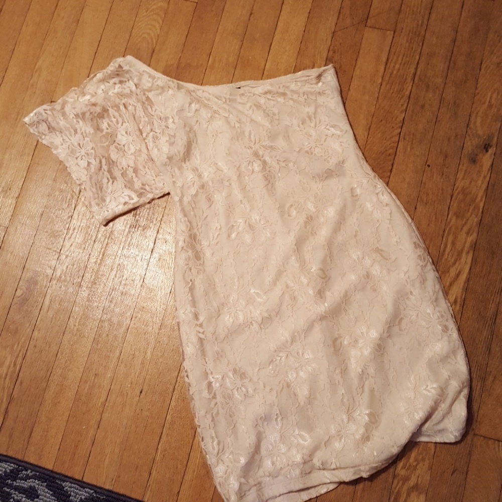 Ivory lace dress