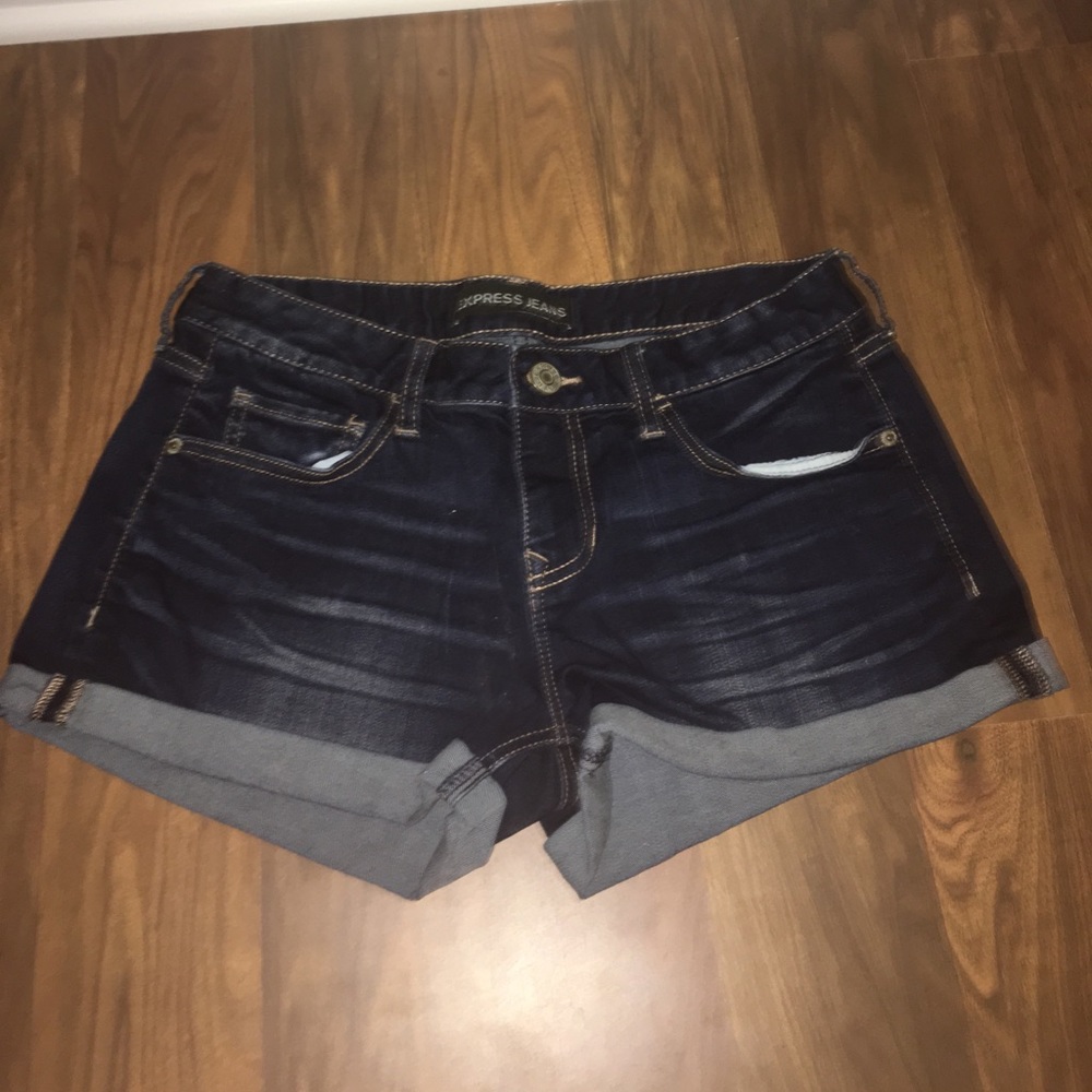 Express jean shorts