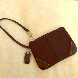 Black Coach wristlet