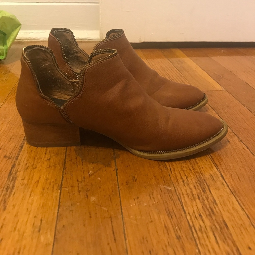 Brown booties