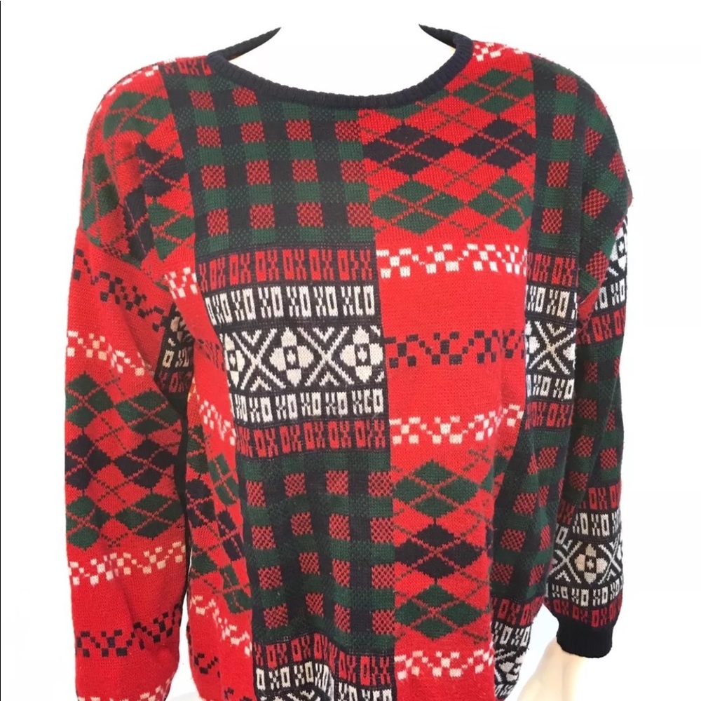 Ugly Christmas Sweater -vintage petite large