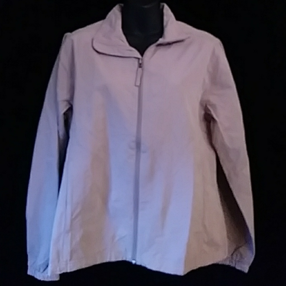 Clique tan lined and zippered jacket - size S