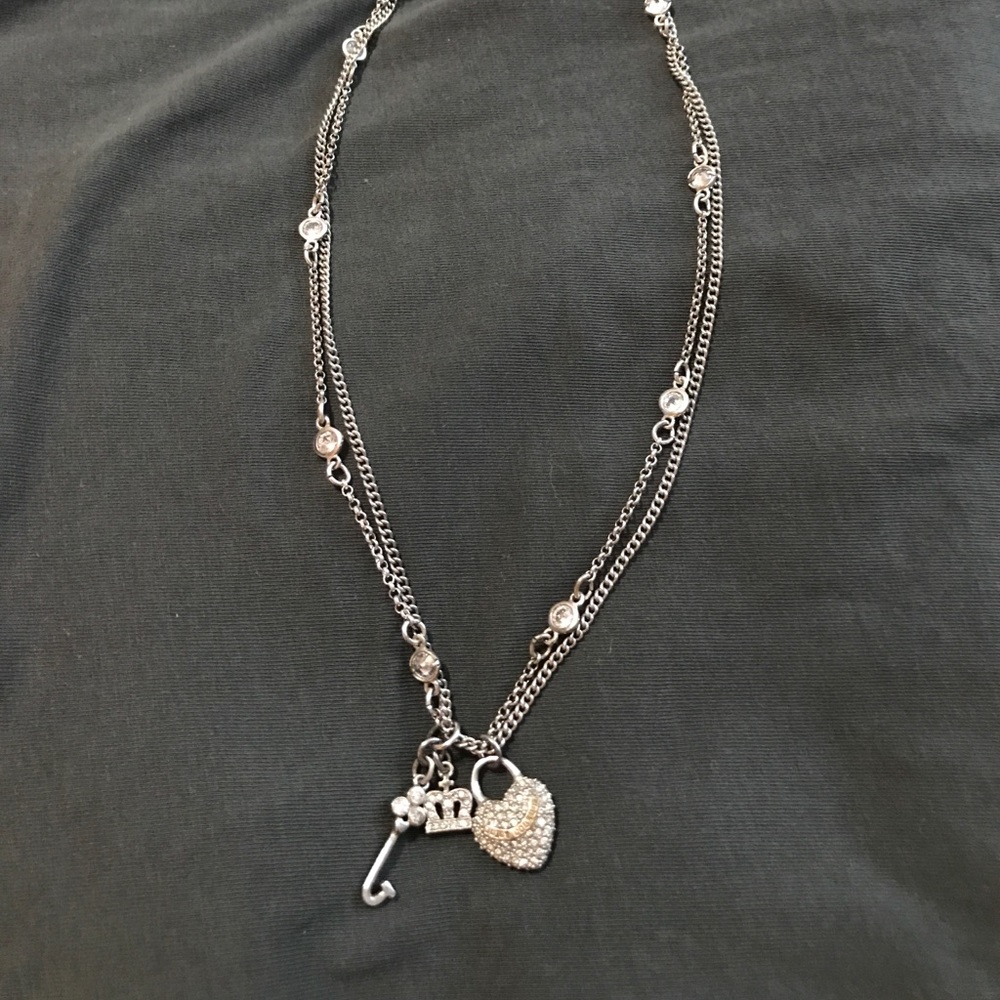 Juicy couture charm necklace