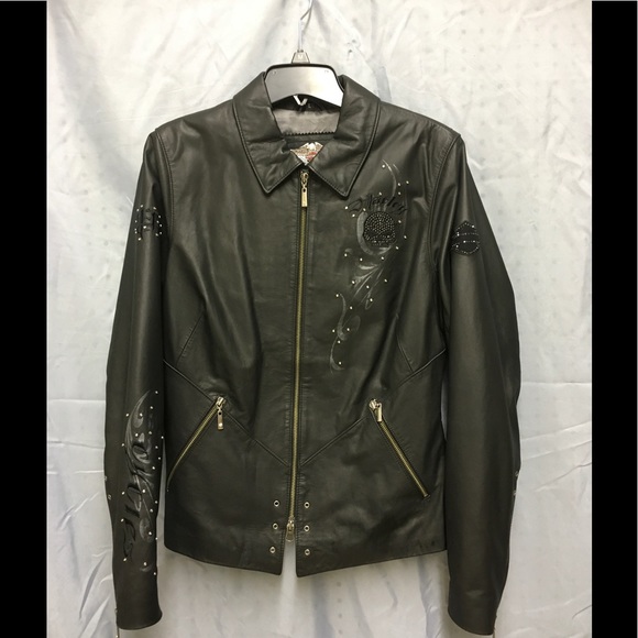 Women's Harley Davidson Leather Jacket - Picture 1 of 3